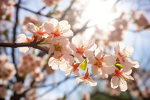 Beautiful blossom branch in the park, a Nature Photo by AlyaAnd