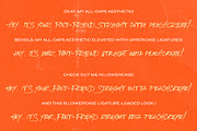 Fashion Experiment // Funky Font, a Handwritten Font by PeachCreme (Thumbnail 7 of 14)