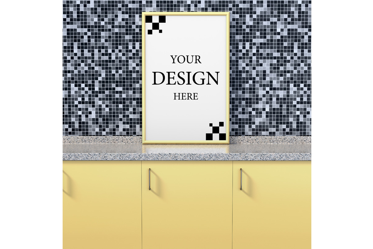 Empty kitchen table, a Print Template by Larser