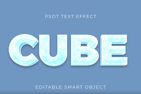 Ice Cube 3D Text Effect preview 2