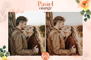 10 Pastel Orange Lightroom Presets