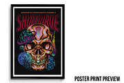 Skullwave Part 2 T-Shirt Design, an Illustration by badsyxn (Thumbnail 3 of 4)
