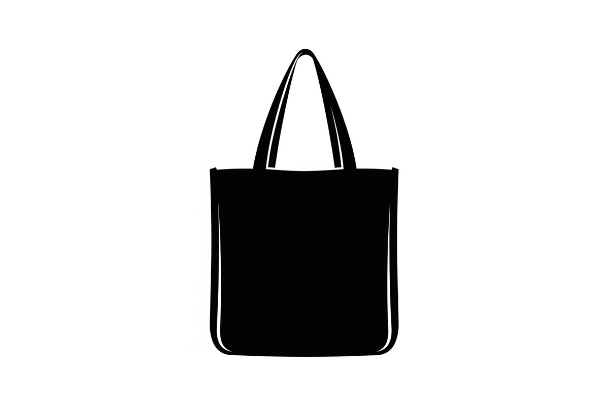 Reusable Tote Bag Minimal Silhouette, an Illustration by musafir_fashion (Photo 5 of 14)