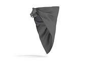 Black Face Wrap Bandana 3D Model, an Object 3D Model by rebrandy (Thumbnail 5 of 9)