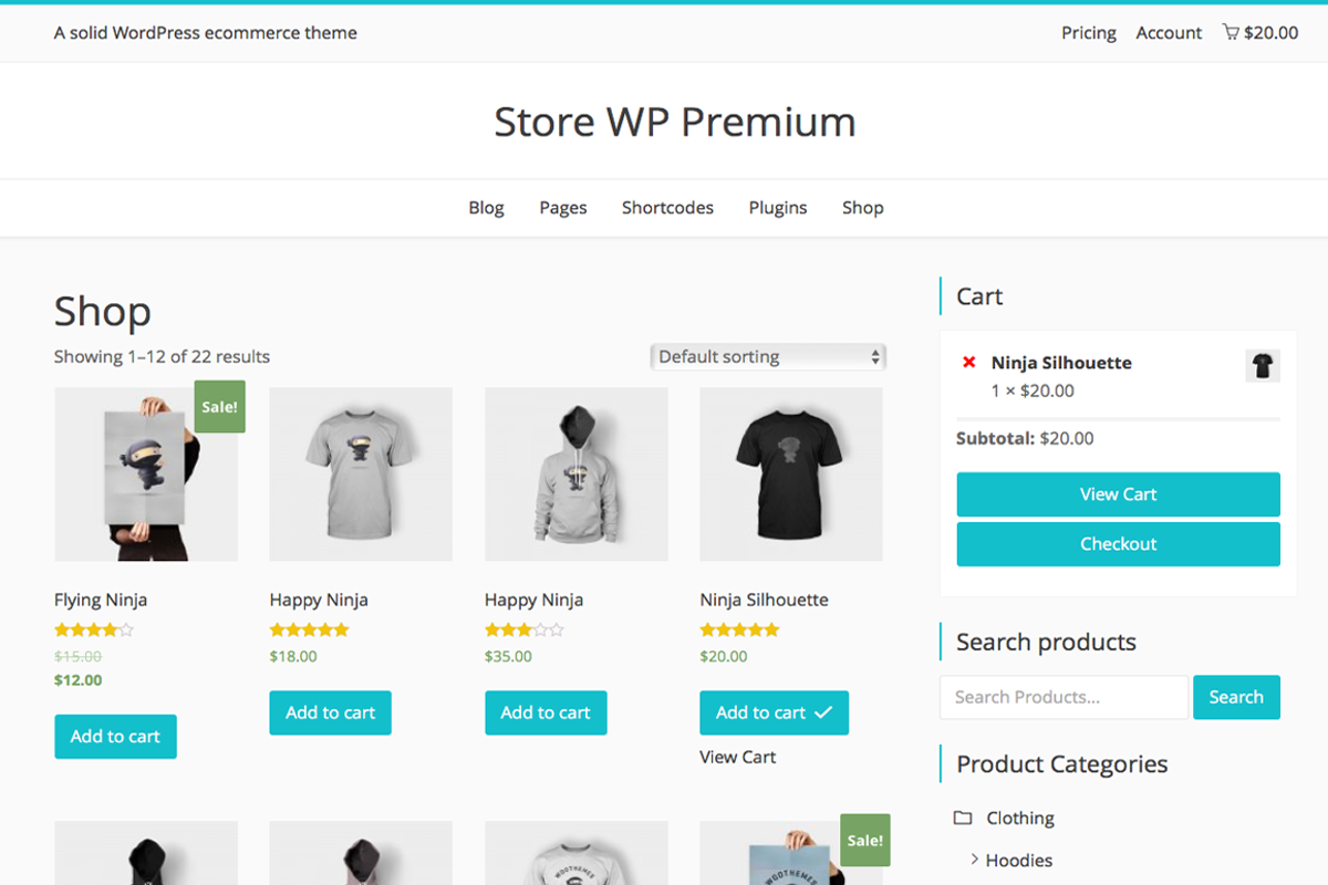 Store WP Premium, a WordPress Template by Iografica Themes (Photo 2 of 2)