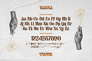 Warna - Bohemian Font