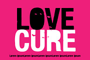 LOVECURE, a Font by vtks design (Thumbnail 2 of 4)