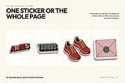 96 Retro Zodiac Travel Graphics, an Object Graphic by Jakayla Digital Co (Thumbnail 10 of 11)