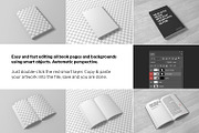 Soft Cover Book Mockup, a Print Template by Petr Stránský (Thumbnail 12 of 13)