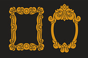 Vintage picture frames, borders set, an Object Illustration by Good Studio (Thumbnail 13 of 16)