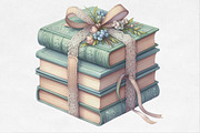 Green Summer Cottagecore Clipart Bun, an Illustration by Designking (Thumbnail 2 of 4)