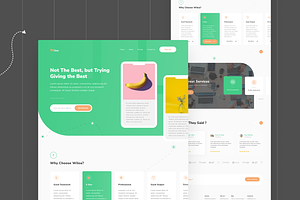 Wiloa - Landing Page UI Kit