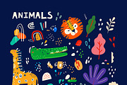 Childish collection, an Animal Illustration by MoleskoStudio (Thumbnail 9 of 21)