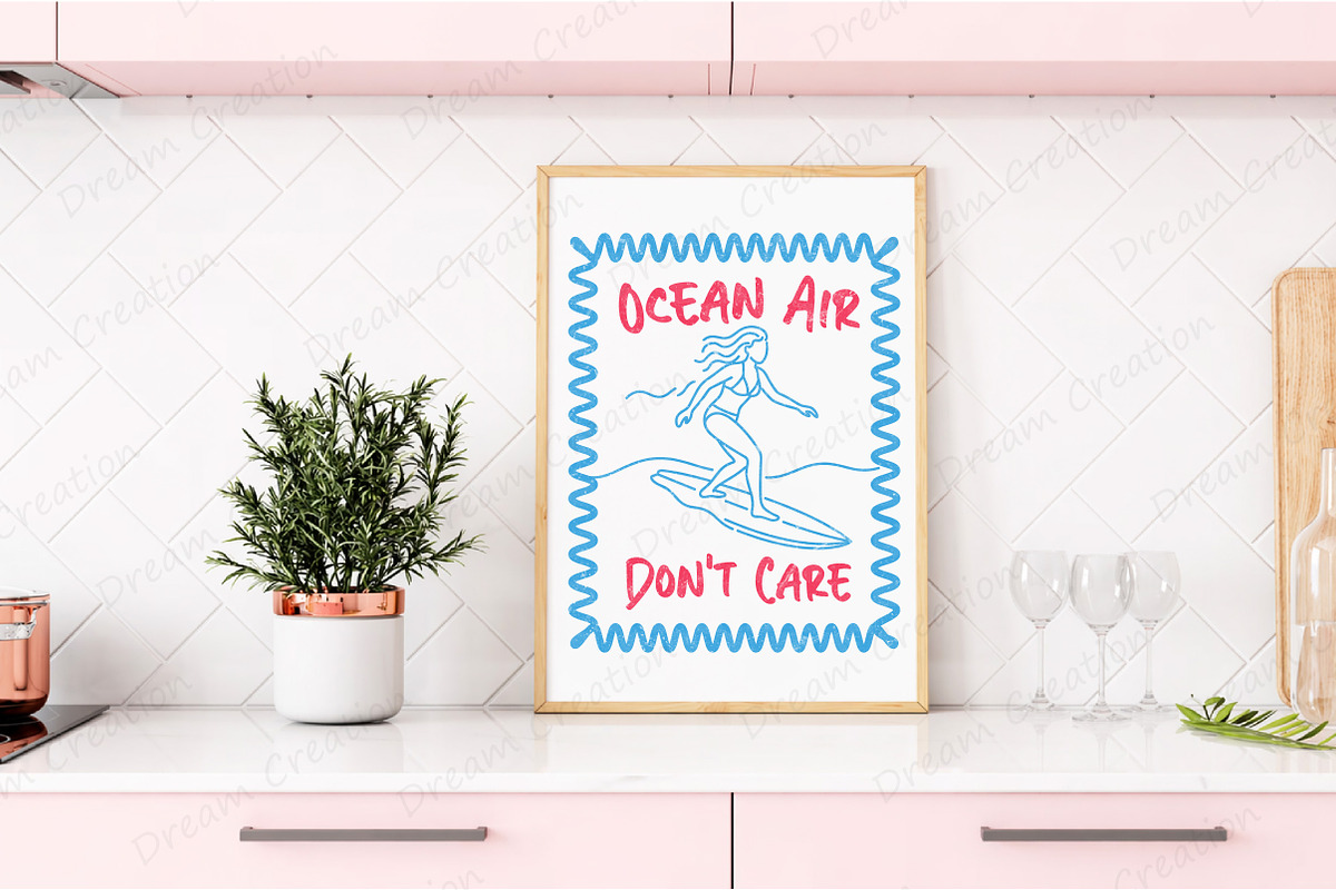 Summer Beach PNG Hand Drawn Line Art, an Illustration by Dream Creation (Photo 6 of 7)