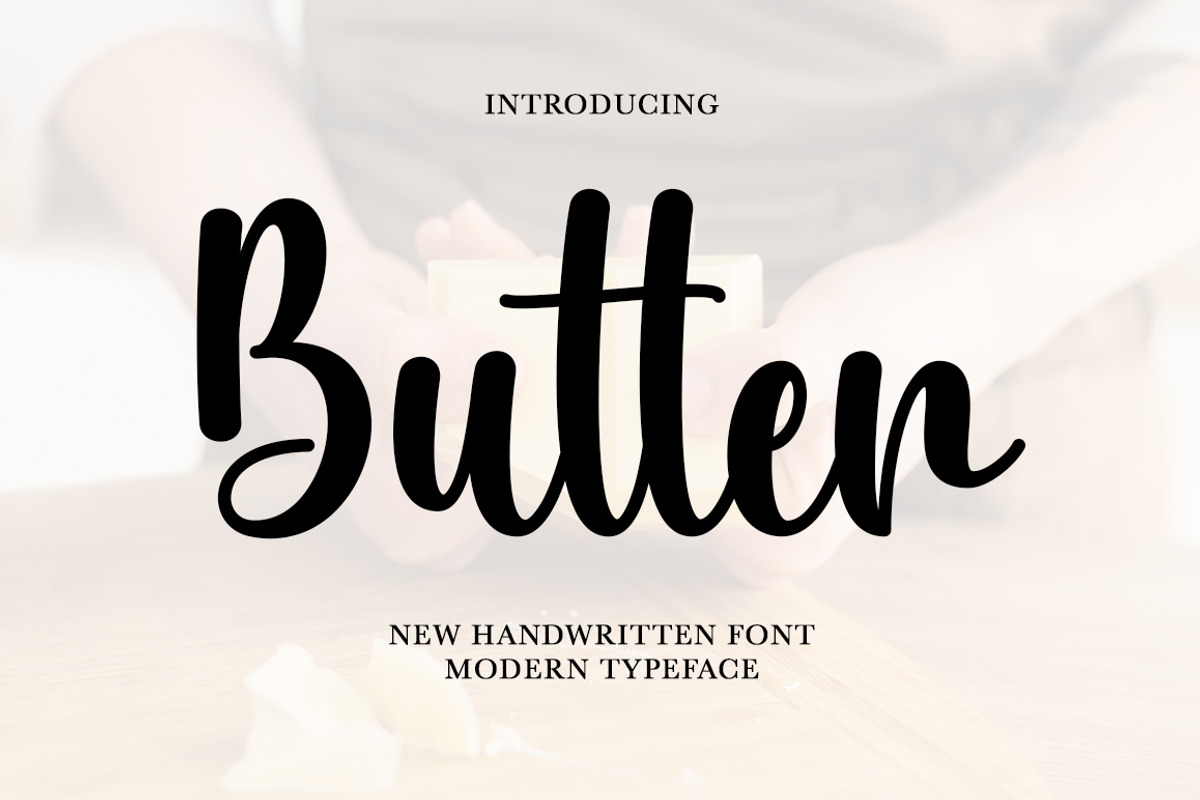 Butter, a Font by DN Creative (Photo 1 of 6)
