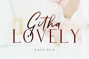 Githa Lovely | Font Duo