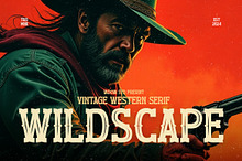 Wildscape Vintage Western Serif Font