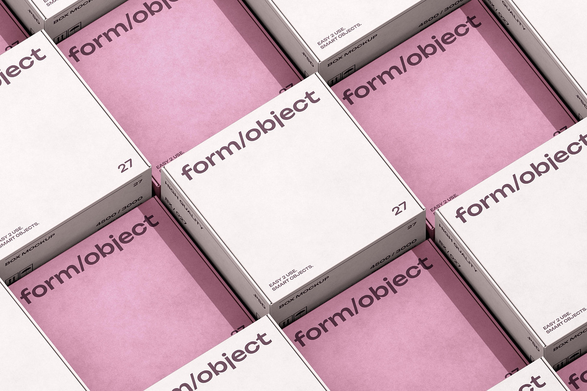Boxes Layout Mockup, a Packaging Mockup by Design Squad
