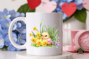 Watercolor Easter Spring Clipart, an Illustration by Craft Nest (Thumbnail 7 of 12)