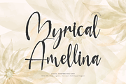 Myrical Amellina Casual Handwritten, a Script Font by gracetype_studio (Thumbnail 1 of 12)