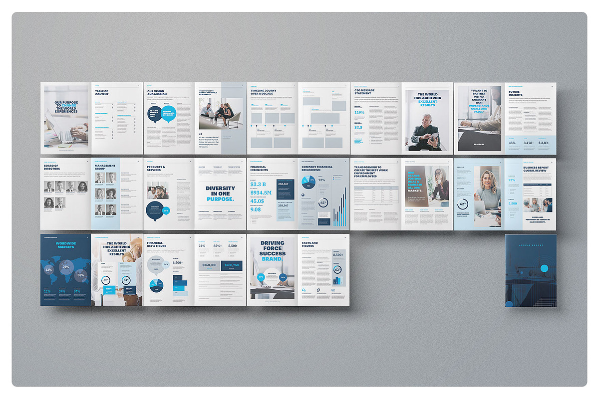 Annual Report, a Brochure Template by Proonty (Photo 2 of 2)