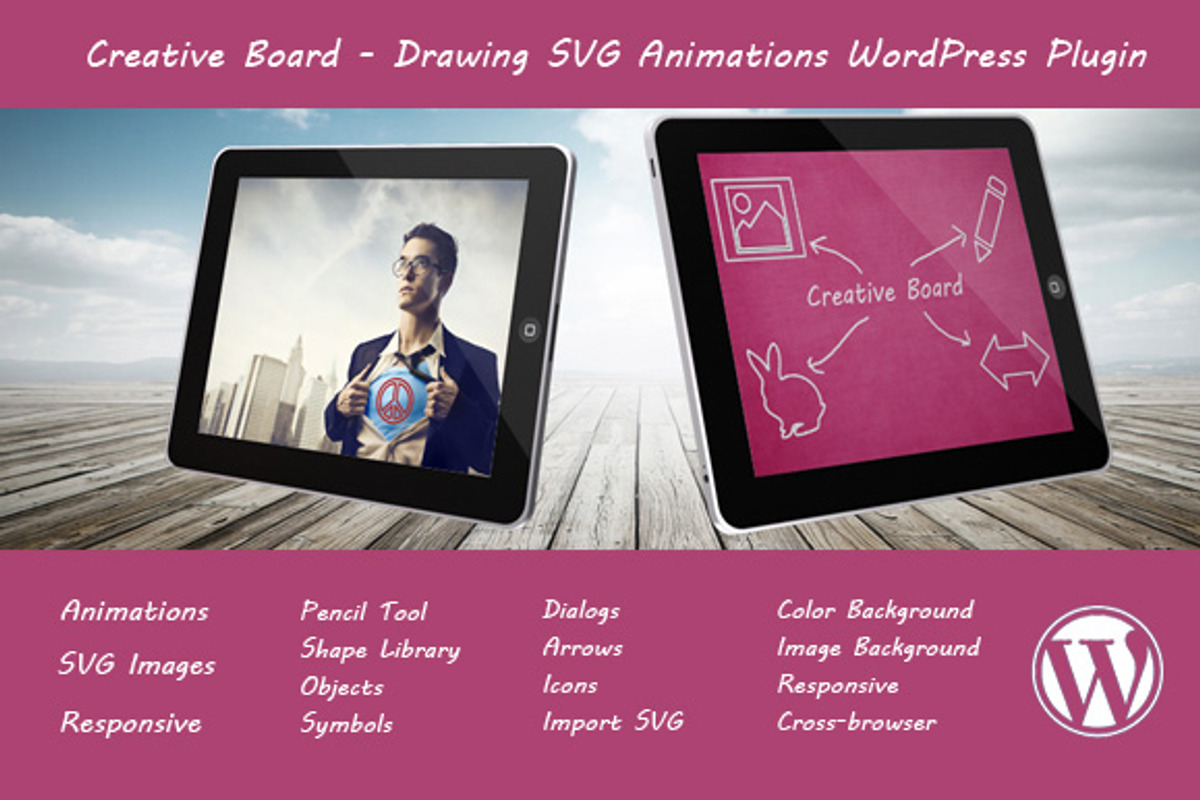 Creative Board - Drawing SVG Plugin, a WordPress Template by WPICODE (Photo 1 of 10)