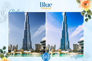 15 Blue Heaven Lightroom Presets