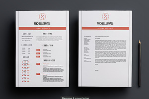 Modern 2 Page CV Cover Letter