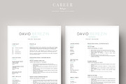 Modern resume & CoverLetter Template, a Resume Template by careerboutique (Thumbnail 2 of 6)