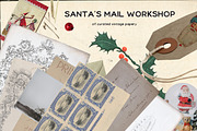 Vintage Christmas Mixed Media Set, an Object Graphic by Laras Wonderland (Thumbnail 5 of 10)