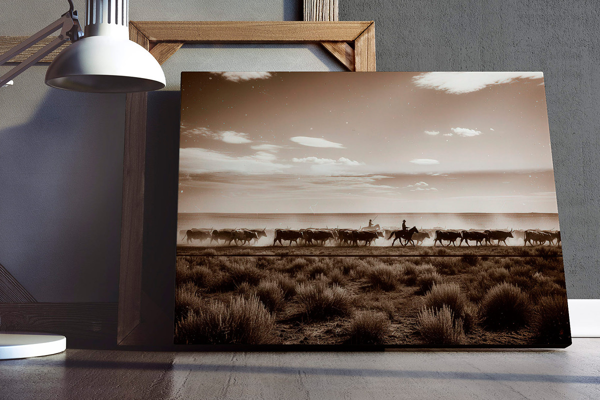 Vintage Western Digital Backgrounds, a Background Graphic by Godserv Designs (Photo 8 of 12)