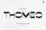 Thomeo, a Sans Serif Font by saemoon creative (Thumbnail 1 of 12)