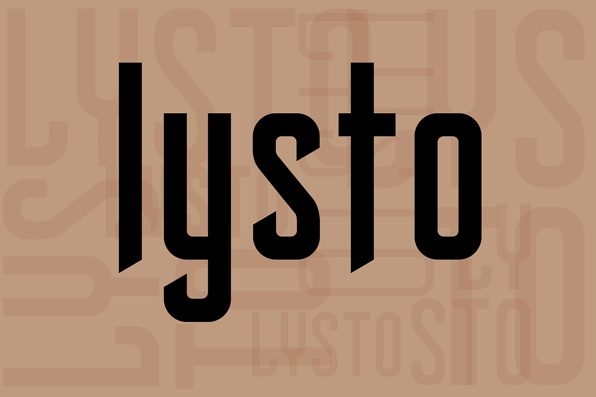 Lysto font family, a Sans Serif Font by vlad.berla (Photo 2 of 7)