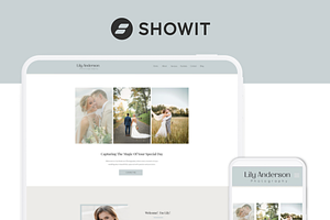 Showit Website Template, an App Template by Sara Martin Designs