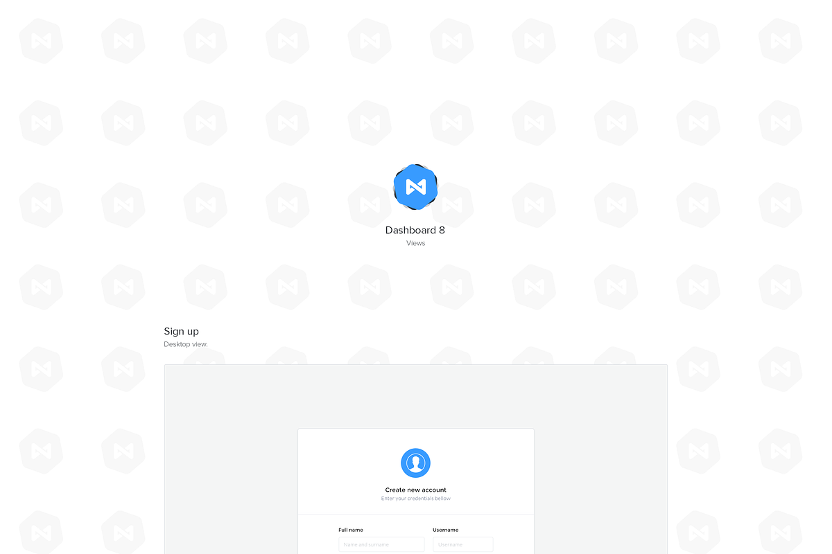 Dashboard 8 - Photoshop CS5+, a Templates & Theme by Admingear (Photo 2 of 2)