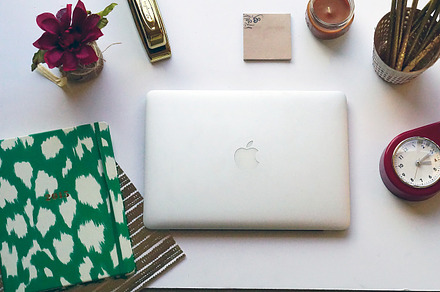 Style and grace desk featuring feminine product mockup, product mockup, and