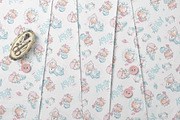 Cute Sleeping Baby Seamless Pattern, a Pattern Graphic by StudioGlouna (Thumbnail 5 of 5)