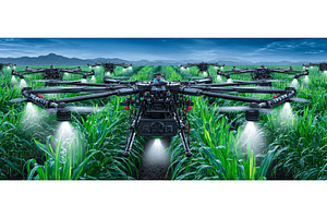 The iot smart agriculture industry 4, a Technology Photo by ZinetroN