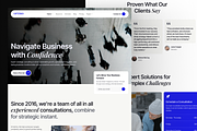 Optimo - Business Consultation Figma, a Landing Page Template by Pentaclay (Thumbnail 1 of 4)