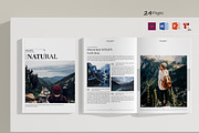 Natural Magazine Template, a Magazine Template by obidullah_01 (Thumbnail 1 of 14)