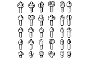Router Bits and Wood Cutters Pack, an Object Graphic by RT Studio (Thumbnail 3 of 3)