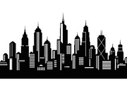 City Skyline Silhouette Bundle, an Illustration by jahid234 (Thumbnail 21 of 41)