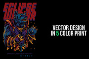 Eclipse Warrior Mutant Illustration, an Animal Illustration by badsyxn (Thumbnail 2 of 5)