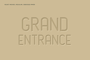 Velvet Arcade Architectural Art Deco, a Sans Serif Font by Colorsfav (Thumbnail 8 of 11)