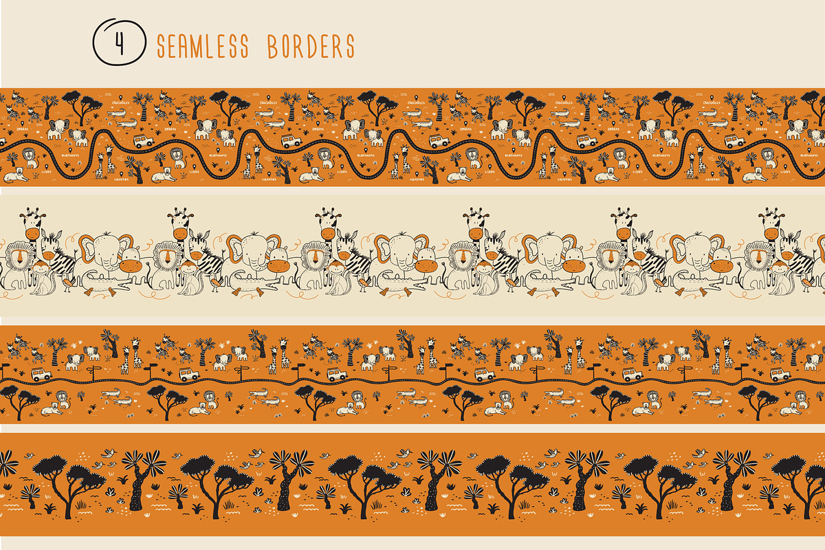 My Beautiful Savanna, a Pattern Graphic by Zim Varezhkin (Photo 10 of 11)