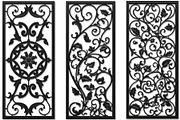 Decorative Floral Panel Silhouette, an Illustration by musafir_fashion (Thumbnail 12 of 21)