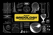 GRIDOLOGY | 100+ Graphs & Wireframes, an Object Graphic by DeptRoom (Thumbnail 1 of 3)