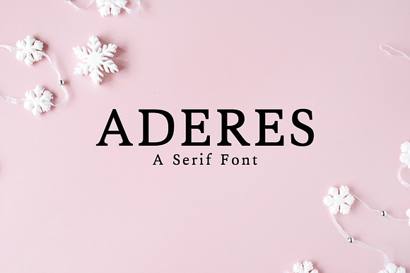 Aderes Serif 2 Font Family Pack preview 7