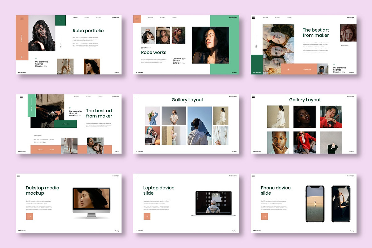 Robe - Business PowerPoint Template, a Presentation Template by Dens Creative Studio (Photo 4 of 6)