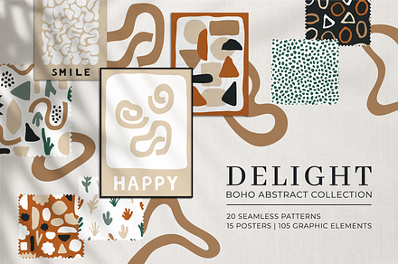 Delight – Boho Abstract Collection